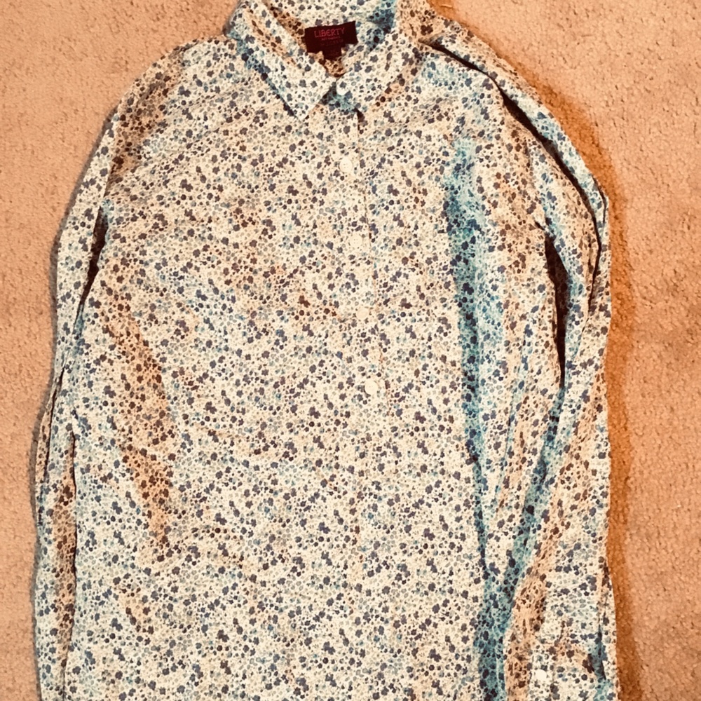 J Crew Liberty of London Floral Shirt NWOT 12 PRICED AS MARKED $69 ONLY PRICE